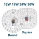thumbnail image 2 of NUEVO PANEL DE ANILLO LED DE 36 W, 24 W, 18 W, 12 W, luz circular SMD2835, placa de lámpara LED de techo redonda, placa de lámpara circular AC220 V, 230 V, 240 V, luz LED, 2 of 5