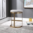 thumbnail image 4 of Home Square Modern Counter Stool in Antique Gold Finish - Set of 3, 4 of 8