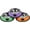 Purple+Green+Orange, variant on 2 Pack/ 3 Pack Cat Bowls Non-Slip Stainless Steel Small Cat Food Bowls, Unbreakable Thicken Cat Feeder 7 Oz Cat Dishes Suitable for Indoor Small Pets Removable Rubber Base, Easily Clean Lovely Color