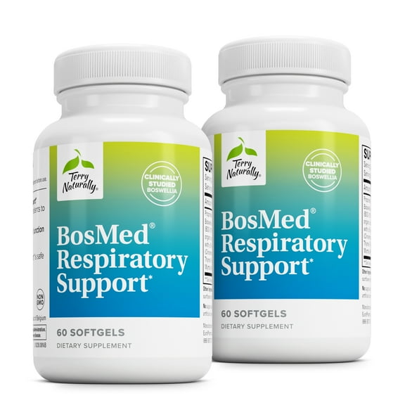 Terry Naturally BosMed Respiratory Support - 60 Softgels (Pack of 2)