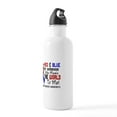 thumbnail image 3 of CafePress - Pulmonary Fibrosis Mea Stainless Water Bottle 1 - Stainless Steel Water Bottle, Sports Bottle, 1.0L, 3 of 5
