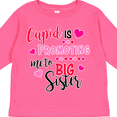 thumbnail image 4 of Inktastic Cupid is Promoting Me to Big Sister Girls Long Sleeve Toddler T-Shirt, 4 of 5