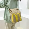 thumbnail image 4 of Realistic Mcdonalds Backpack Messenger Side Bag - Fast Food Gift Shoulder Bag Pocket Large Capacity, 4 of 5