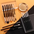 thumbnail image 3 of 15Pcs No LOGO Professional Makeup Brushes Set Natural Synthetic Hair Eye Shadow Eyebrow Blending Eyeliner Make up Tools E15 With LOGO, 3 of 6