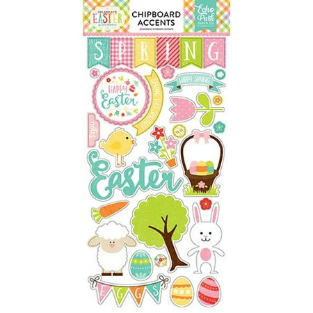 Company Chipboard - CE121022 Celebrate Easter 6 x 13 Chipboard, Celebrate Easter 6x13 chipboard By Echo Park Paper Company