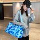 thumbnail image 5 of Bolsa Impermeable de Punto de Vaca Azul Marino, Bolso de Viaje de Gran Capacidad Plegable, 5 of 6