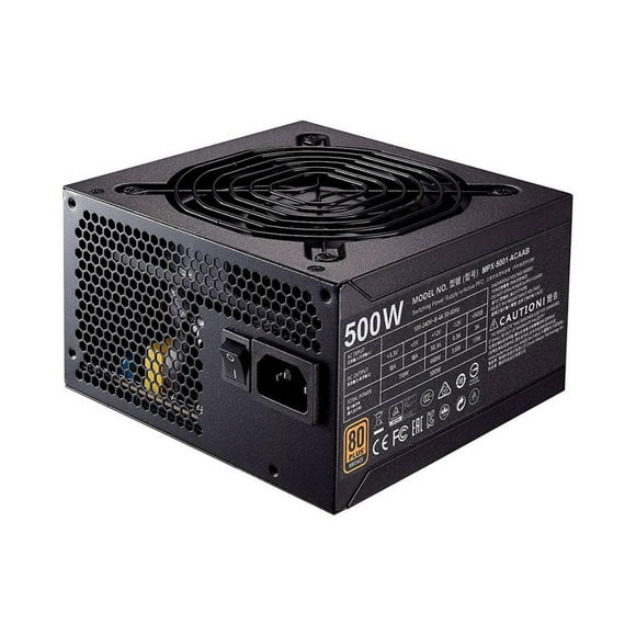 FUENTE DE PODER 500W MASTERWATT LITE 80 Cooler Master MPX-5001-ACA