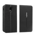 thumbnail image 2 of GoldCherry Galaxy J3 Wallet case,PU leather magnetic buckle case with Kickstand And ID credit card pocket for Samsung Galaxy J3 2018(Black), 2 of 7