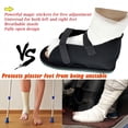 thumbnail image 3 of Adjustable plaster shoes postoperative shoes, medical walking shoes with Magic sticker, suitable for foot sprains, ankle fractures, toes, suitable for left and right feet( X-Large ), 3 of 7