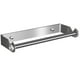 thumbnail image 1 of Wosthever Soporte para papel de cocina, soporte para colgar en la pared de acero inoxidable, soporte de almacenamiento de tejido para encimera, Juegos de accesorios de baño Plata, 1 of 6