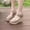 Beige, variant on Arch Support Sandals wedge sandals for Women Footbed Snap Open Toe wedge sandals Chunky High Heel Stability High Arch Arch Support