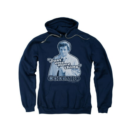Columbo TV Show Just One More Thing Adult Pull-Over Hoodie
