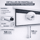 thumbnail image 3 of Pantalla Proyector Manual 100pulg. AUDIOTEK Blanco Intenso Blackout 16:9 Quick Release, 3 of 5