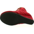 thumbnail image 4 of Link Peggy-63K Children Girl's Wedge Heel Lace Up Diamond Shape Quilted Sneakers, 4 of 4