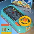 thumbnail image 1 of LEEYNEER Kids Driving Simulate Steering Wheel Toy for Toddlers Turn and Learn Driver Electronic Learning Systems Kid Toys, 1 of 5