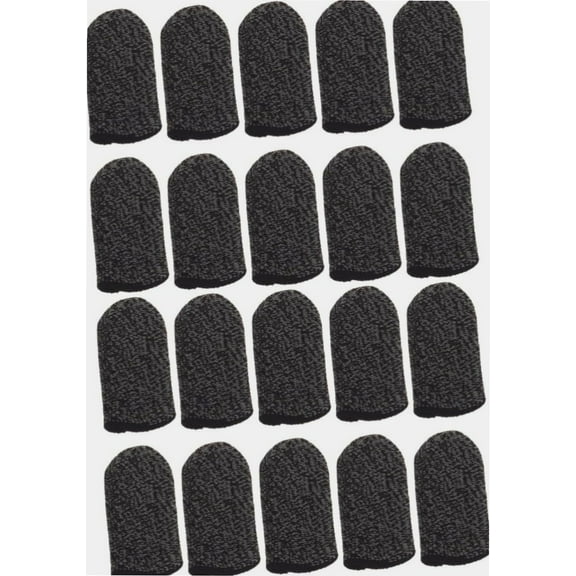 20 Pcs anti sweat finger sleeve fingertip cover thumb sleeves touch screen gloves touchscreen gloves thumb protector oil-proof anti-slip thumb sleeve finger sleeves for phone game