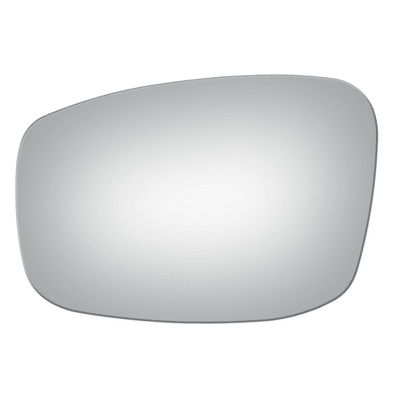 Flat Driver Side Replacement Mirror Glass for 2008-2013 INFINITI G37 W/O Baking Plate