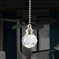 thumbnail image 3 of Allume Crystal Style Designer Bathroom Toilet Pull Chain Cord Handle For Light Switch, 3 of 7