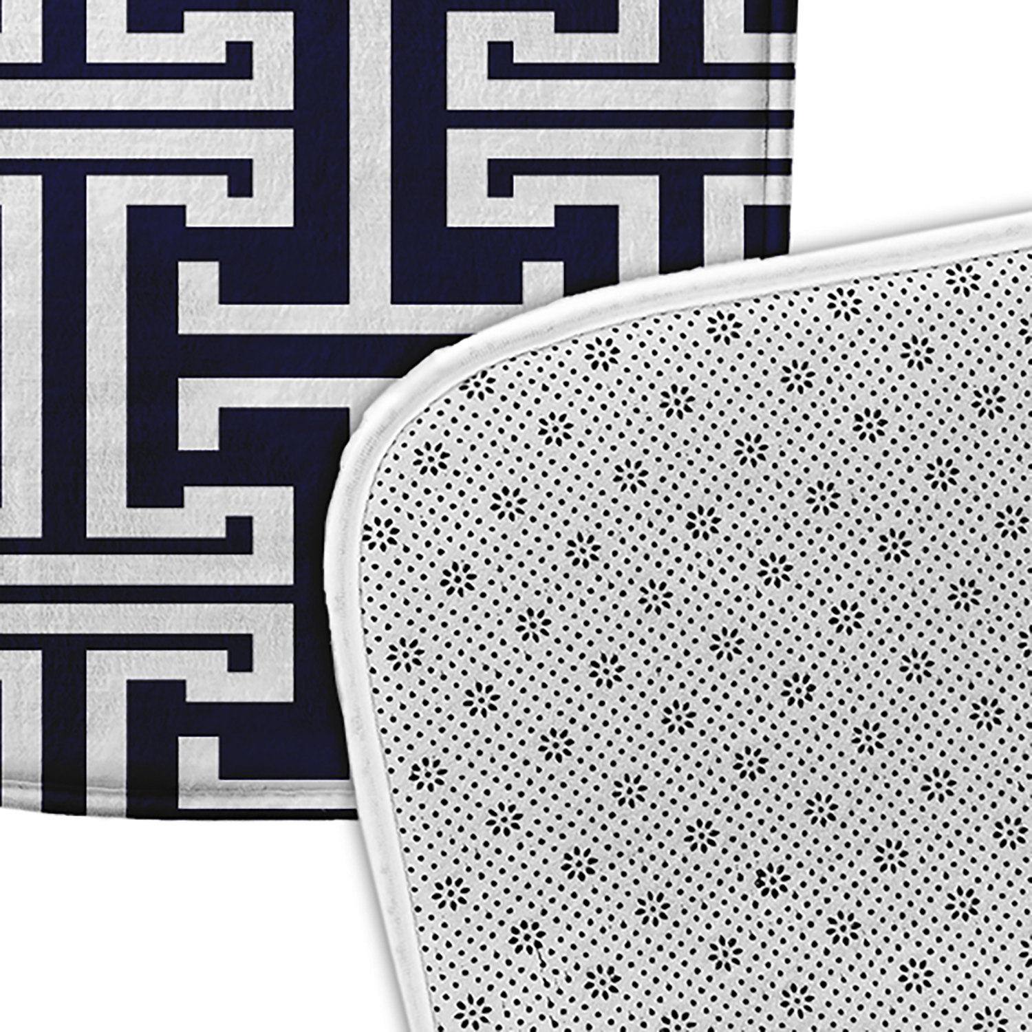 Simply Daisy Geometric Pet Feeding Mat for Dogs and Cats