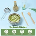 thumbnail image 5 of Ikoopy 6Pcs Matcha Tea Making Tool Set Bamboo Matcha Whisk Set with Whisk Holder Spoon Scoop and Stainless Steel Sifter for Tea Lovers, 5 of 14
