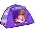 thumbnail image 2 of Sophia's Tent and Sleeping Bag Set for 18" Dolls, Purple/Pink, 2 of 8
