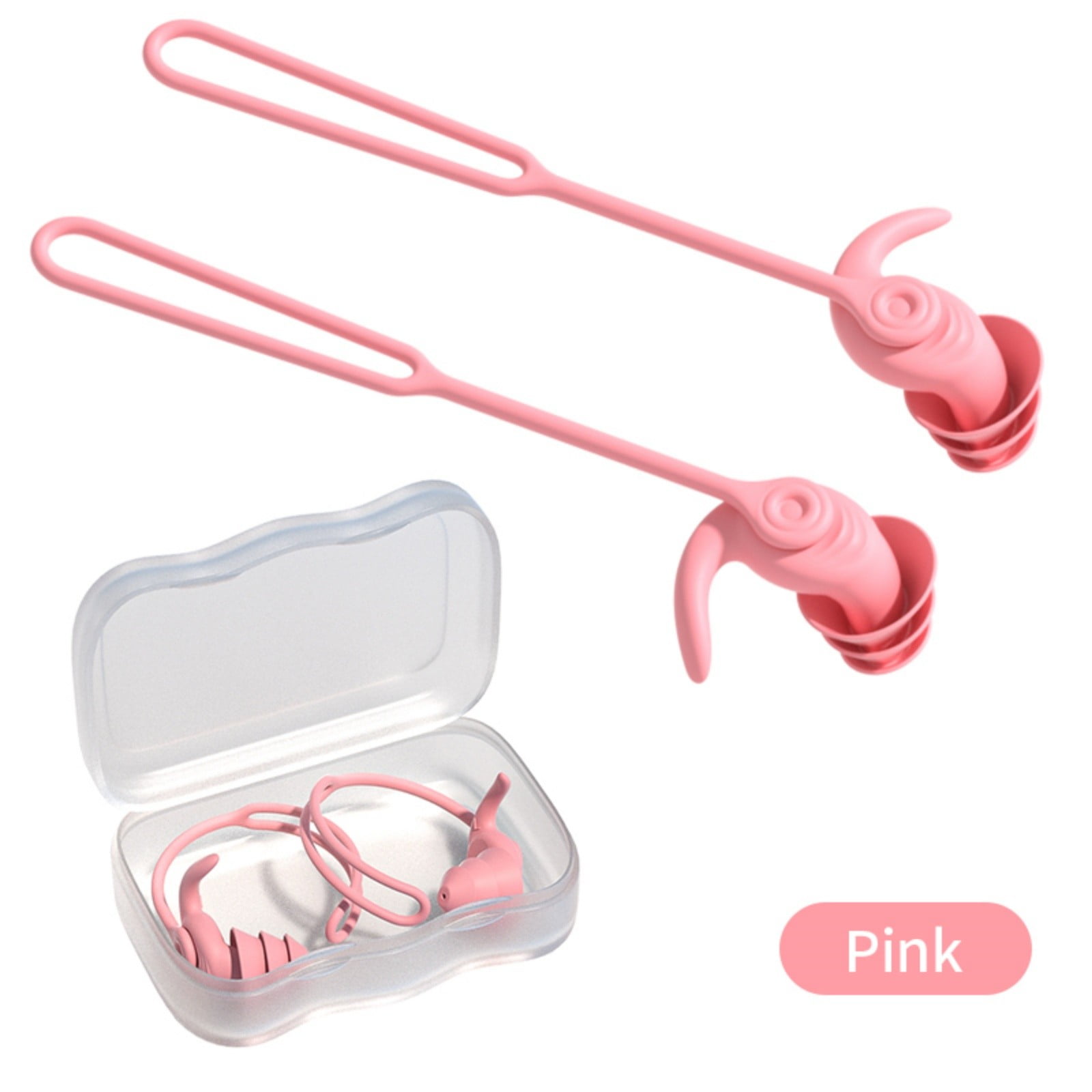 Lot De 4 Paires Bouchons D’Oreille Natation Enfant – Silicone Réutilisable, Étanche, Anti-Bruit – Piscine, Surf, Douche