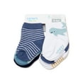 thumbnail image 2 of Carter's Child of Mine Infant Boy Whale Crew Socks, 6-Pack, 0-6M, 2 of 2