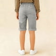 thumbnail image 6 of ATOGUTA Shorts for Girls with Pockets High Waisted Kids Sport Shorts for Soccer Basketball Running Gray, Size 5T-16, 6 of 6