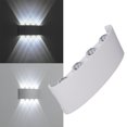 thumbnail image 4 of Luz De Pared Para Exteriores, Lámpara De Pared LED 8W aleación De Aluminio Carcasa Blanca 90-265V IP67 Sin Cortocircuito Alto Brillo Para Dormitorio Para Jardines, 4 of 7