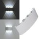 thumbnail image 5 of Lámpara De Montaje En Pared, Luz De Montaje En Pared 90-265 V Iluminación Blanca 8 W De Alto Brillo Para Dormitorio Para Jardines, 5 of 7