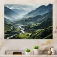 thumbnail image 2 of Designart "River in the Dominican Mountains I" Landscapes Metal Wall Art Prints, 2 of 5