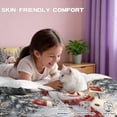 thumbnail image 6 of Yspwyqan Christmas Snowman 3 Piece Twin XL Size Bedding Set, Winter Snowy Pine Bed Comforter with 2 Pillow Shams for Kids, Soft Holiday Themed Bedding Collection, 6 of 7