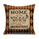 thumbnail image 2 of Advancent Funda de almohada decorativa, decoración de Halloween, funda de almohada acogedora con patrón de calabaza, funda de cojín cuadrada para sofá, Decoración del hogar ocho SXYM42 Advancent HA060851-08B, 2 of 6