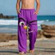 thumbnail image 2 of Niños Pantalones Niñas Pantalones de Playa Informales Impresos de Moda con Bolsillos para Vacaciones Y Deportes Al Aire Libre, Pantalones de Niñas Pequeñas, 2 of 9