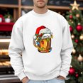 thumbnail image 2 of LIUJUNSHOP Mens Pullover Sweatshirt Men's Christmas Glass Themed Casual Style Hoodless, 2 of 4