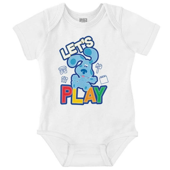 Blues Clues and Friends Lets Play Romper Boys or Girls Infant Baby Brisco Brands NB