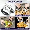 thumbnail image 3 of CHEFSPOT Stainless Steel Meat Shredder Claws - Beef Chicken Grilling Accessories, Dishwasher Safe, 3 of 8