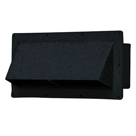 Mobile Home/RV Black Exterior Sidewall Range Hood Vent w/Damper