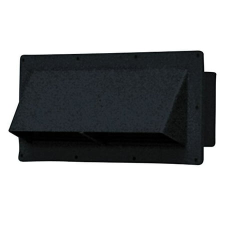 Range Vent Hood Light - Mobile Home/RV Black Exterior Sidewall Range Hood Vent w/Damper V2111-5