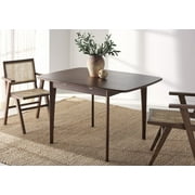 SAFAVIEH Couture Barbossa 50" Extendable Dining Table, Walnut