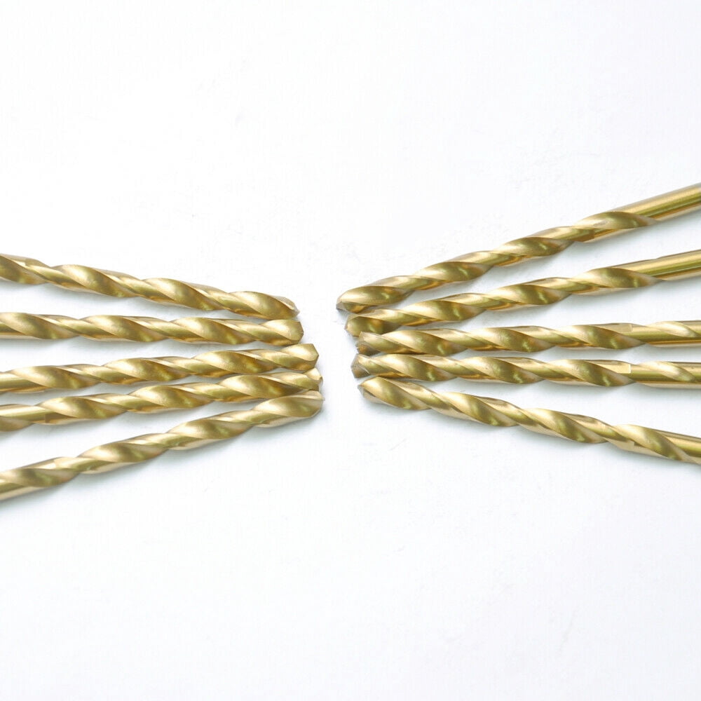 30pcs 5/16"  HSS Jobber Length Drill Bit Titanium Coated for Metal Plastic Wood