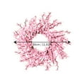 thumbnail image 2 of 11.81inch Artificial Forsythia Wreath for Front Door Pink Jasmine Wreath for Festival Celebration Front Door Wall Window Decoration Home Christmas Decor, 2 of 9