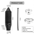 thumbnail image 7 of Car Universal Steering Rack and Pinion Boot Steering Rack Boot Tool Kit, Dustproof Silicone Inner Tie Rod Boot Set, 7 of 7