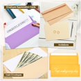 thumbnail image 6 of Uxcell 24 Pack Golden #10 Business Envelopes, Colored Self Seal Letter Size, 6 of 6