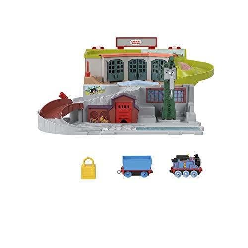 Thomas &amp; Friends Sodor Take-Along Train Set With Diecast Push-Along Thomas Engine For Preschool Kids Ages 3+ Years