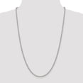 thumbnail image 2 of 925 Sterling Silver 3mm Beaded Chain 16 Inch, 2 of 5