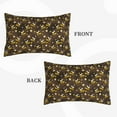 thumbnail image 4 of Bixox Flying Furry Honey Bees Printed Pillow Protector,Super Soft Ideal for Home,Guests,Rentals - 16"x24", 4 of 8