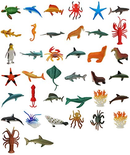 sea animals toy set