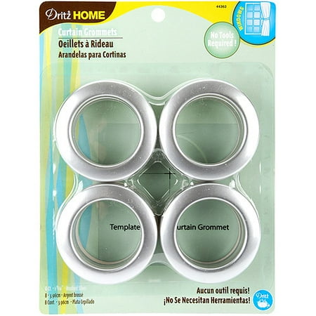 Curtains Ideas curtain grommets wholesale : Dritz Home Curtain Grommets, 8pk - Walmart.com