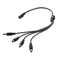 thumbnail image 4 of 3X 1 to 4 DC Power 4-Port Splitter Adapter Adaptor Cable CCTV Camera,3 x DC power splitter cable,black, 4 of 5